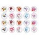 7698 Set 20 caketoppers de vafa Baby Riky D5cm